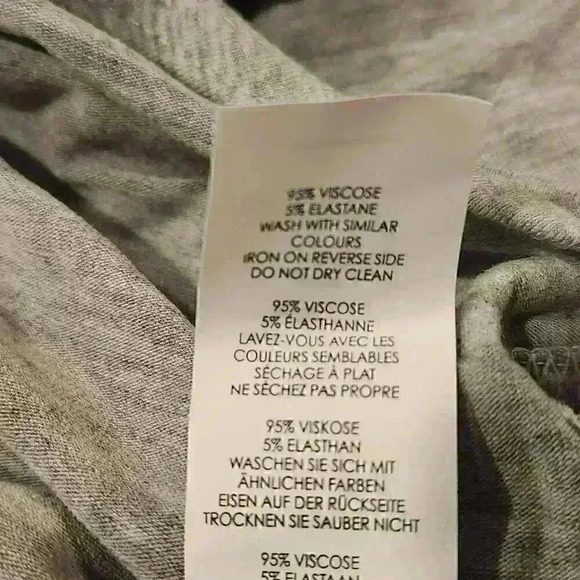 NEW Boohoo Women's Ladies Simone Off The Shoulder Bodysuit Grey Size 8 US - Picture 6 of 9